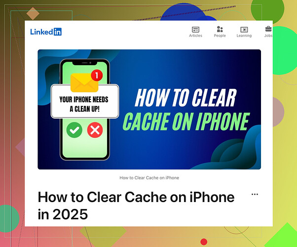 How to clear the Instagram cache on iPhone?