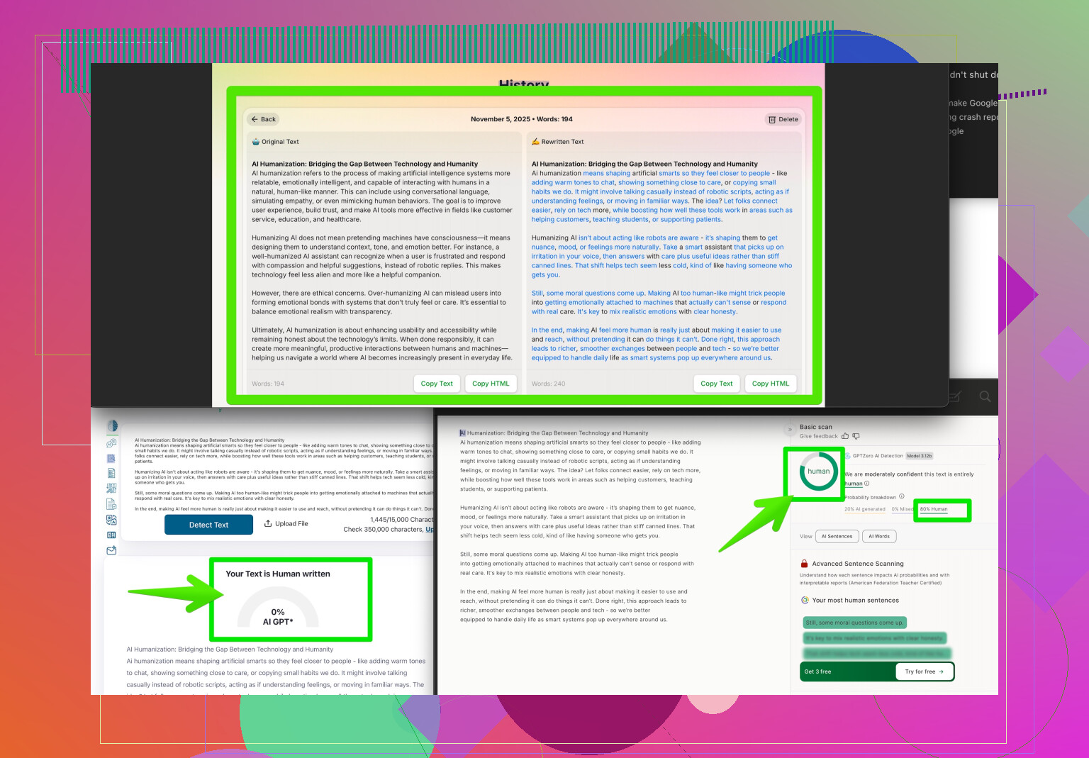 Does Turnitins AI Detector flag original work?