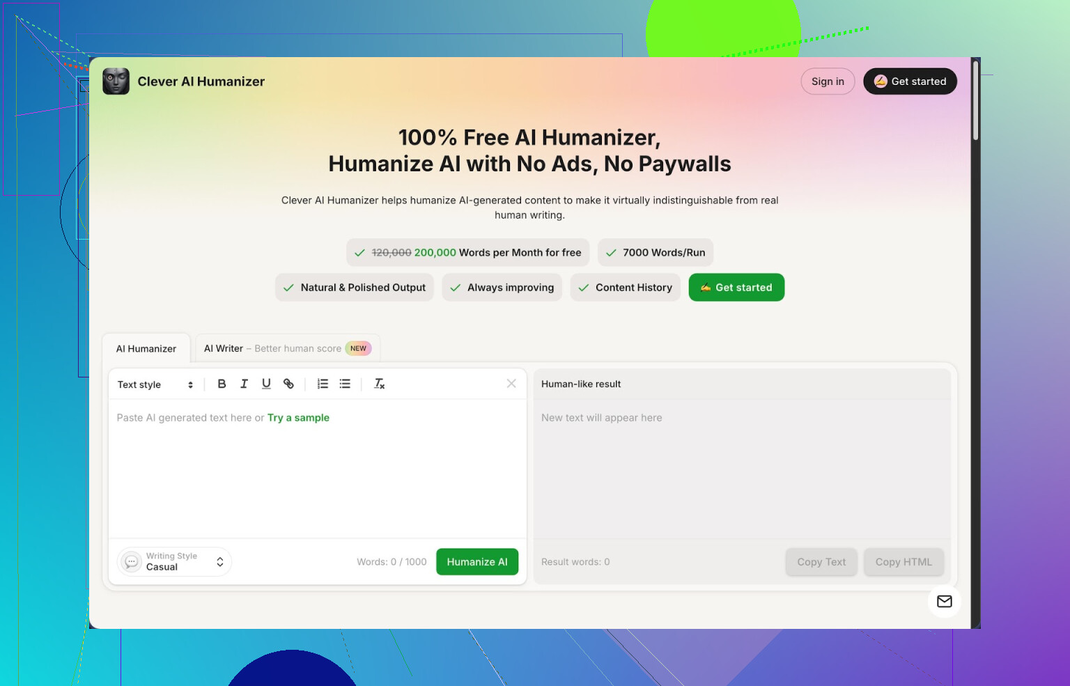 1. Clever AI Humanizer Rezension