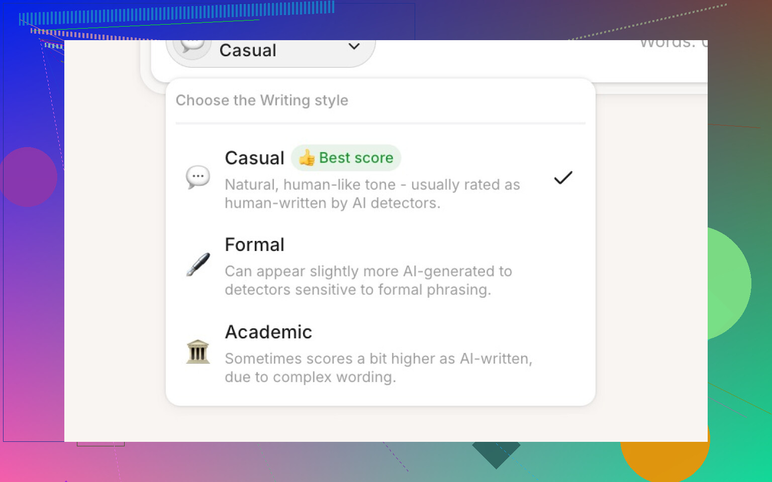 Key Features of Clever AI Humanizer