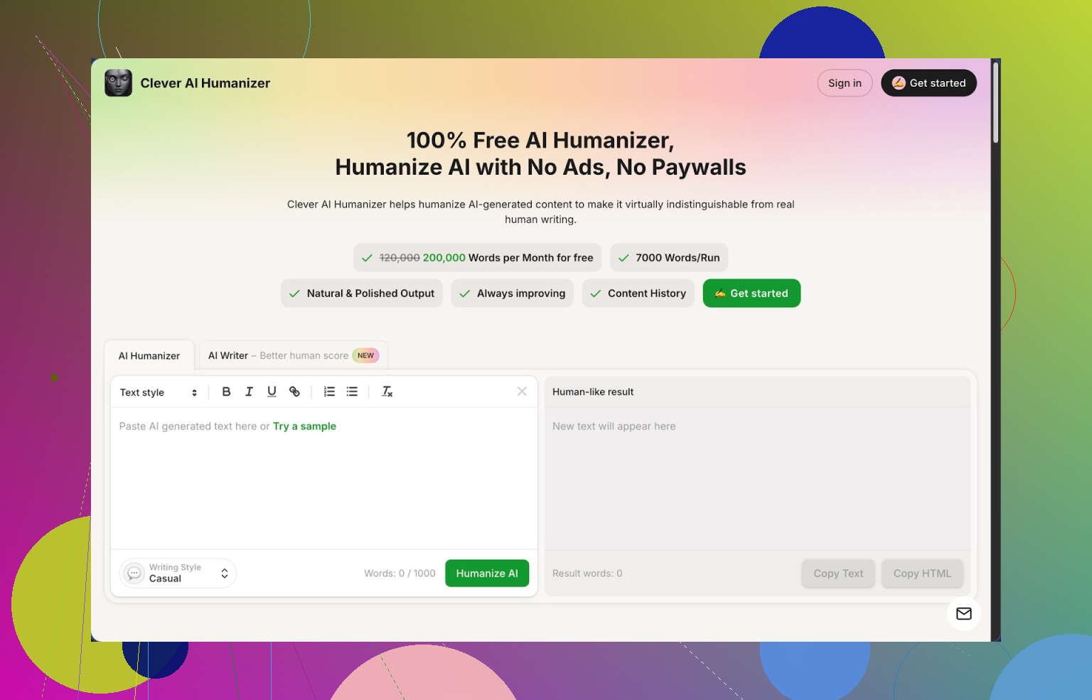 1. Clever AI Humanizer レビュー